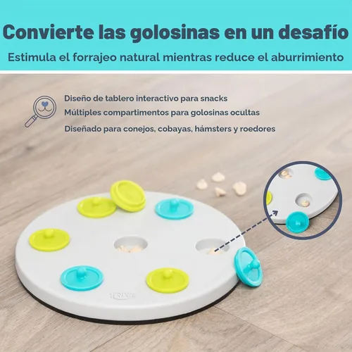 Vista 2 de Trixie juguete logístico, tablero de bocadillos para conejos, conejillos de indias, y otras mascotas pequeñas