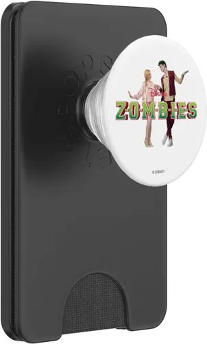 Vista 7 de Disney Zombies Addison and Zed Love PopSockets - Agarre y soporte para teléfonos y tabletas, Negro