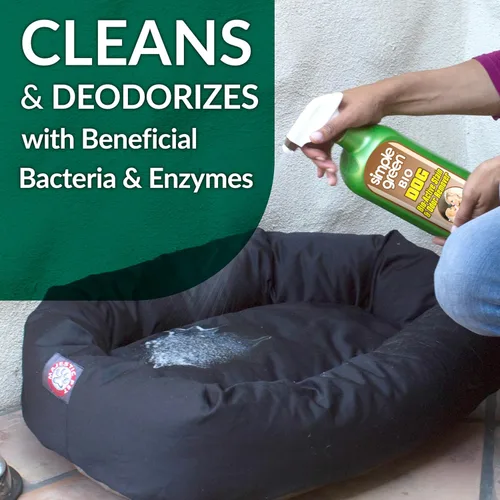 Vista 5 de Simple Green Bio Dog Active - Removedor de manchas y olores, limpiador enzimático y removedor de manchas para alfombras, alfombras y tela, elimina