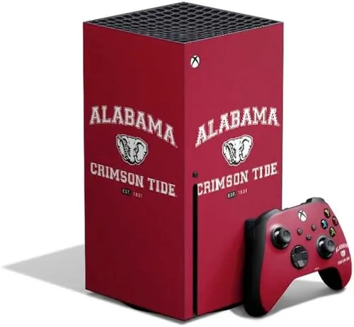Vista 11 de Skinit Calcomanía para juegos compatible con el paquete Xbox Series X, diseño de mascota oficial de la Universidad de Alabama
