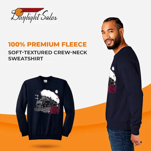Vista 6 de Daylight Sales Union Pacific - Sudadera de tren ferrocarril para niño grande 10140