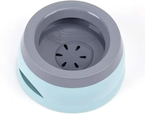 Vista 10 de Love Dream Cuenco de agua para perros sin derrames, alimentador lento de agua para perros, sin goteo, dispensador de agua para mascotas, 25 onzas