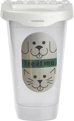 Vista 2 de Van Ness Recipiente hermético para mascotas y almacenamiento de alimentos para gatos, capacidad de 2 libras