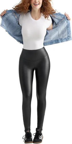 Vista 2 de Yummie Body de tanga moldeador de manga corta para mujer Outlast sin costuras