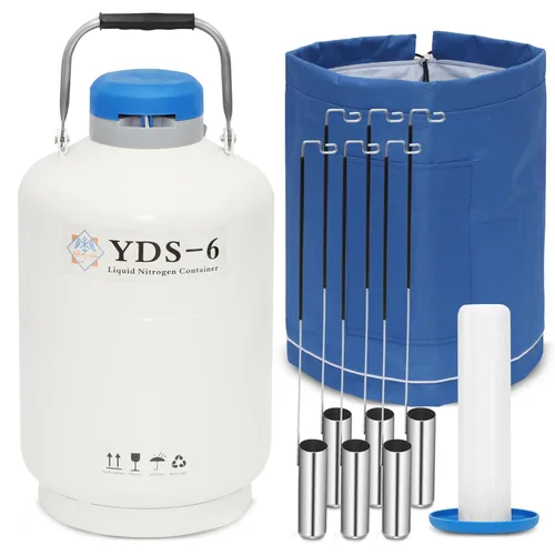 Vista 9 de Contenedor de Nitrógeno Líquido Criogénico de 20L (LN2) Contenedor Criogénico de Aleación de Aluminio Contenedor Criogénico Estático de Nitrógeno