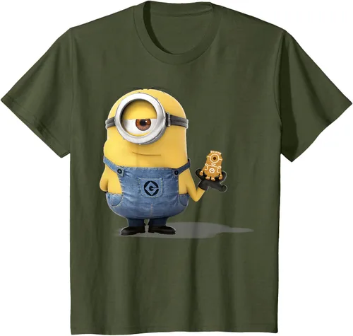 Vista 13 de Camiseta Despicable Me Minions Holding A Ginger Bread Minion Retrato Pequeña