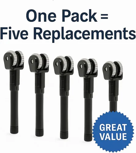 Vista 6 de IN SELECT Encendedor de repuesto compatible con barril de pedernal, estándar CP11, pedernales de encendido recargables con rueda de golpeador