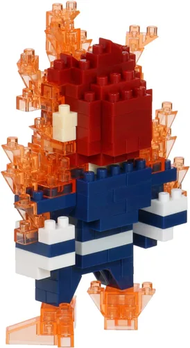 Vista 3 de Nanoblock - My Hero Academia - Endeavor, kit de construcción de la serie de personajes Endevor