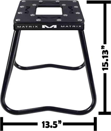 Vista 3 de C1M - Mini soporte de tubo de acero al carbono duradero con diseño anti-roca para todoterreno, motocross y supercross, incluye paquete