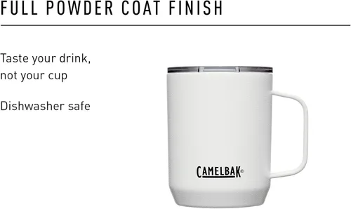 Vista 11 de CamelBak Horizon - Vaso de 20 onzas con tapa Tri-Mode - Acero inoxidable aislado - Negro