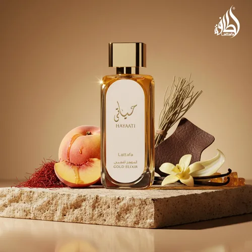 Vista 5 de Lattafa Hayaati Gold Elixir Eau De Parfum Spray para Unisex, 3.4 onzas