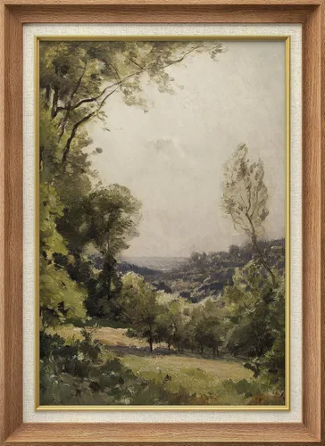Vista 46 de SIGNWIN Arte de marco de alta calidad, elegante, vintage, ilustraciones de dibujo de árbol, arte fino, arte tradicional icónico para sala de estar