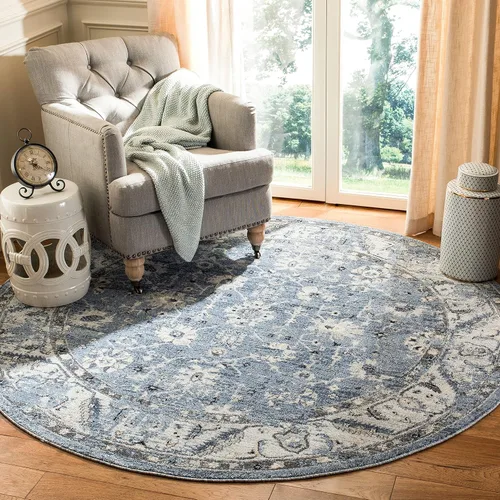Vista 13 de SAFAVIEH Colección Charleston Alfombra de Acento - 2 pies x 5 pies, Gris & Gris Oscuro, Diseño Oriental con Efecto Desgastado, No Desprende Pelusa