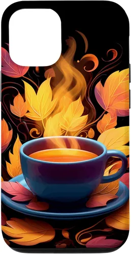 Vista 26 de iPhone 16 Coffee Autumn Leaves Fall Season Caffeine Thanksgiving Case