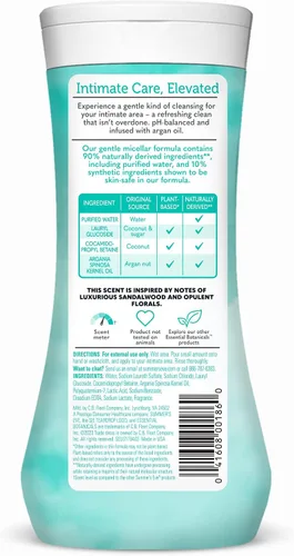 Vista 8 de Summer's Eve Essential Botanicals - Lavado femenino diario para todo el cuerpo con aceite de argán, jabón corporal suave con pH balanceado