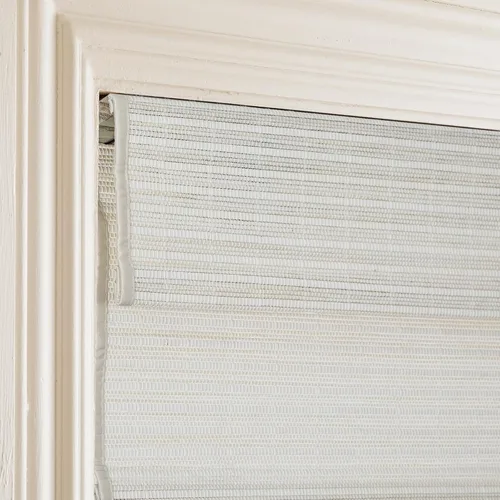 Vista 10 de Persianas romanas opacas sin cordones, persianas de oscurecimiento de habitación color beige para ventanas, fáciles de instalar, con aislamiento
