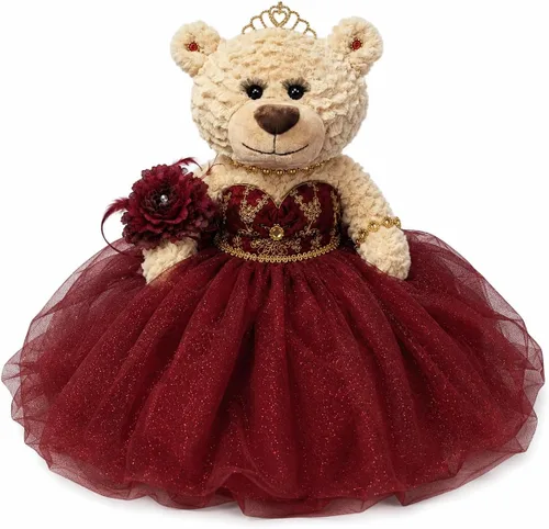 Vista 8 de KINNEX COLLECTIONS SINCE 1997 20" Sweet 16 Last Doll Teddy Bear con vestido (pieza central) ~ ARC16832A-4 (azul bebé)