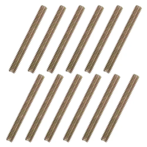 Vista 7 de uxcell 8 piezas de zinc de color totalmente roscado varilla 1/4"-20, 2" longitud, tornillo de rosca de acero al carbono para montaje de muebles