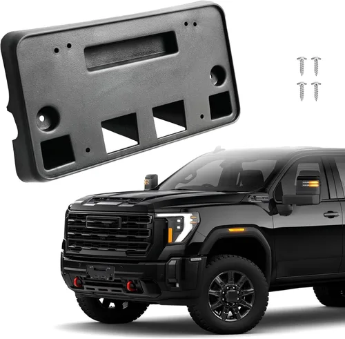 Vista 52 de Marco de matrícula frontal compatible con Chevy Colorado ZR2 2023 2024 2025, soporte de montaje para marco de matrícula, repuesto # 85553155