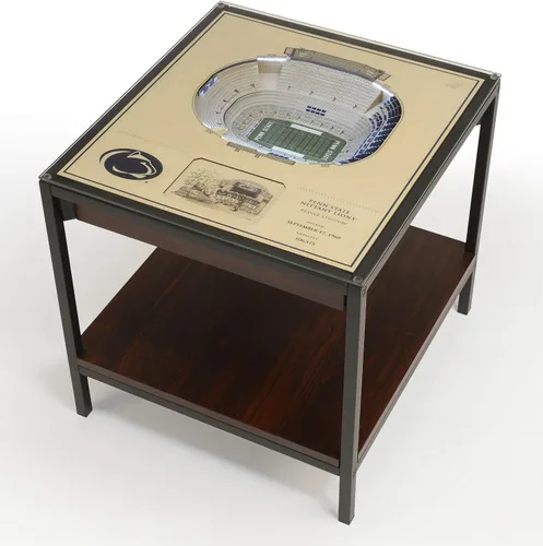 Vista 30 de YouTheFan NCAA - Mesa auxiliar iluminada StadiumView de 25 capas