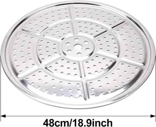 Vista 6 de 1 PC 48cm Pressure Cooker Canner Rack Stainless Steel Canning Steamer Rack Stand for Cooking Toast Bread Baking Kitchen Gadge