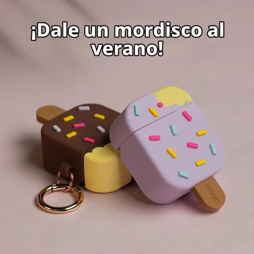 Vista 2 de Elago - Funda para AirPods con llavero para AirPods 2 y 1