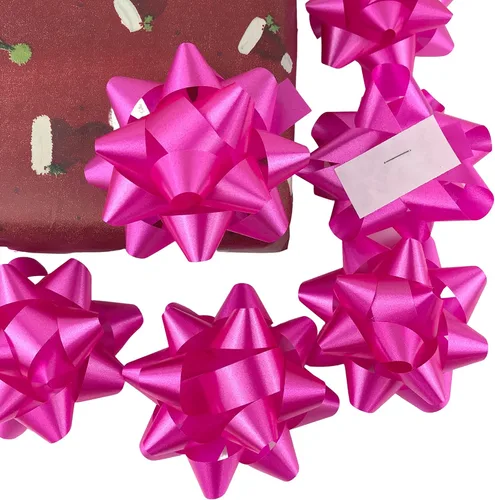 Vista 3 de MMvolesy Regalos de confeti de Navidad, cajas de estrellas, lazos de estrellas, esplendoreta, Navidad, día de San Valentín, lazos autoadhesivos