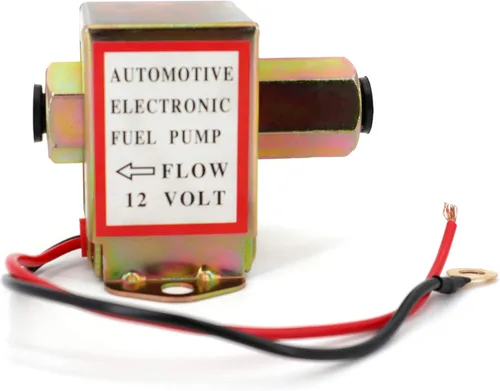 Vista 5 de Bomba de combustible eléctrica 12v 4.5-7psi Universal estándar autocebante resistente a gas diésel en línea en el tanque Bomba de combustible