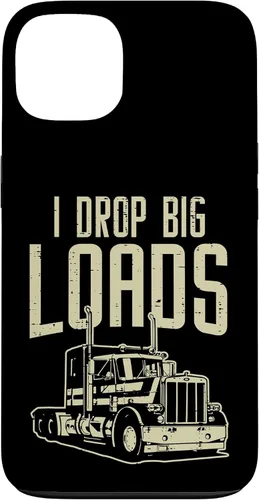 Vista 7 de I Drop Big Loads Semi Truck Truck Driver Trucker - Funda de regalo para iPhone 17