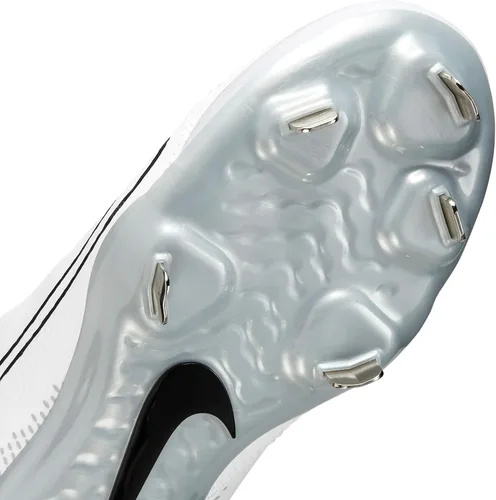 Vista 7 de Nike Hyperdiamond 4 Pro Metal Softball Cleats White Black