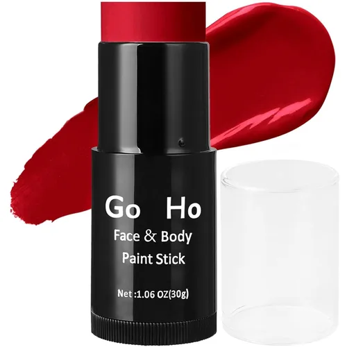 Vista 22 de Go Ho Barra de Pintura Facial Verde Amazon Mezclable en Crema (1.06 Oz), Pintura Corporal Verde Amazon de Cobertura Completa para Adultos y Niños