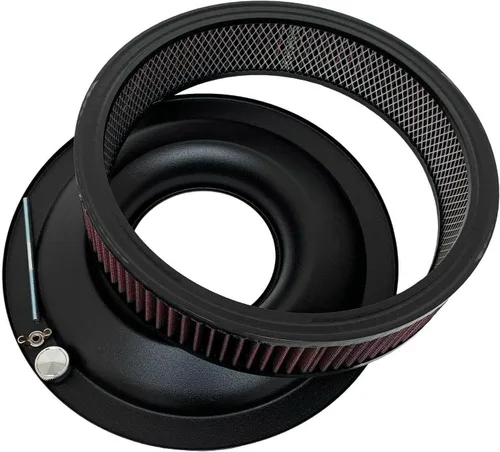 Vista 5 de Pequeño bloque Chevy 327-13" Kit de filtro de aire redondo - Negro