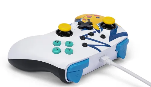 Vista 6 de PowerA Enhanced Wired Controller for Nintendo Switch - Pikachu High Voltage