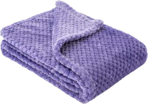 Vista 40 de Manta difusa o manta mullida para bebé, suave y cálida y acogedora manta de lana de coral para niños pequeños, bebés o recién nacidos, para cuna