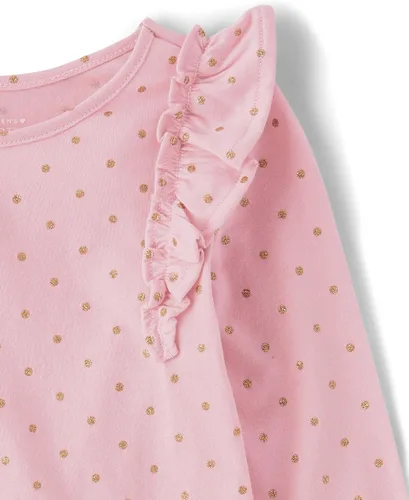 Vista 3 de The Children's Place Paquete de 3 camisas de manga larga para bebé niña