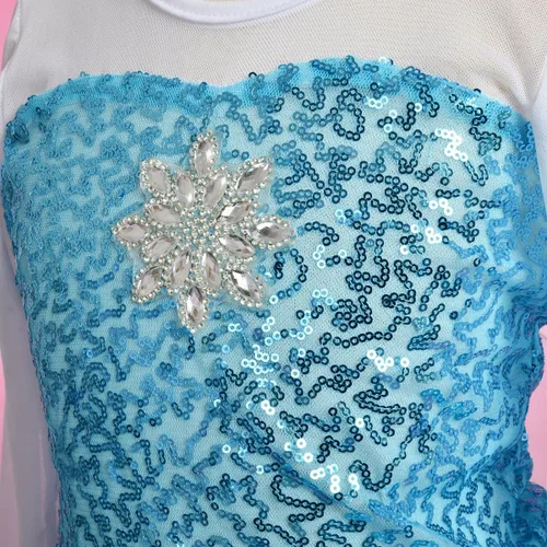 Vista 6 de Dressy Daisy Toddler Little Girls' Ice Princess Dress Costume Birthday Halloween Christmas Fancy Party Dresses