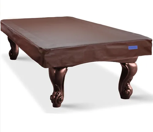 Vista 9 de K-Musculo Cubierta para mesa de billar, cubierta resistente de piel sintética para mesa de billar, impermeable y a prueba de rasgaduras, ajuste