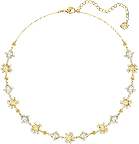Vista 2 de Swarovski Collar de oliva para mujer, chapado en oro, talla única, Cristal