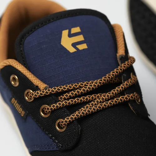 Vista 6 de Etnies Jameson 2 Eco Sustainable Skate Style, Reinforced Cupsole, Cushioned Feel, Everyday Sneakers, Vegan Negro/Azul
