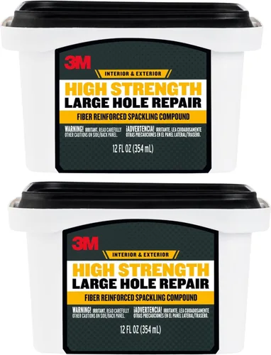 Vista 11 de 3M Compuesto reforzado con fibra de alta resistencia, 12 onzas., ideal para grietas de reparación de agujeros grandes y superficies dañadas
