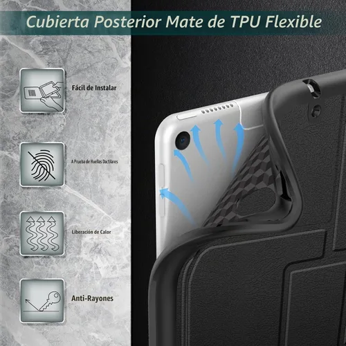 Vista 7 de Fintie Funda magnética con soporte para iPad Air 3ª generación/iPad Pro 10.5" 2017 Built-in Magnetic Kickstand, Multiple Viewing Angles, Corner
