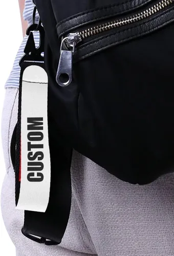 Vista 5 de Llavero de moda correa de pulsera para llave, llavero de mano con cordón para muñeca