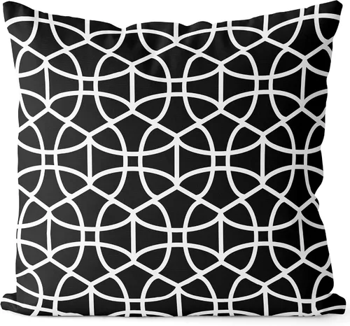 Vista 9 de BEDSUM Funda de almohada de microfibra, suave, decorativa, geométrica, abstracta, triangular, funda de cojín cuadrada para sofá, dormitorio, 18 x 18