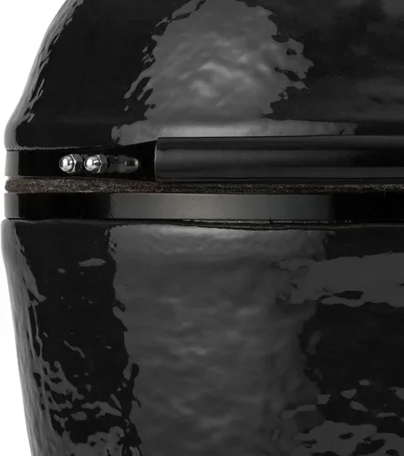 Vista 3 de Primo Jack Daniels Edition - Parrilla ahumadora de carbón de cerámica, ovalada Xl