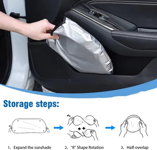 Vista 7 de HATHWAY Fit for Mazda CX-3 CX 3 CX3 DK 2014-2023,Car Windshield Sun Shade Covers,Car Front Sun Visor,Auto Front Window Sunshade