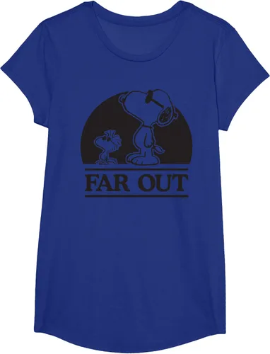 Vista 21 de Peanuts Woodstock 50th Anniversary Far Out Snoopy - Camiseta Blanco
