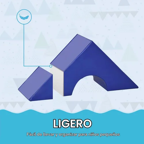 Vista 5 de Soozier Bloques de escalada de espuma para niños pequeños, juego de 11