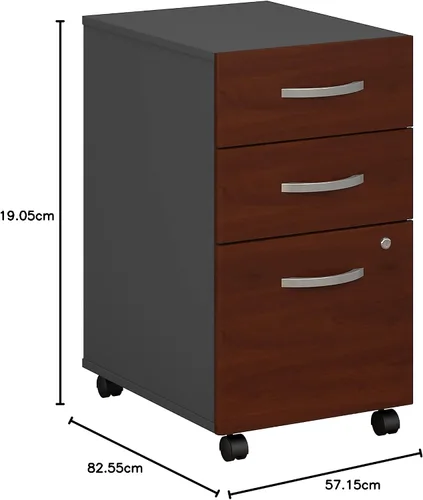 Vista 7 de Serie C 3 cajonera, Madera