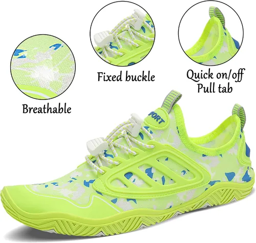 Vista 4 de JointlyCreating - Zapatos de agua para hombres y mujeres, atléticos, para el aire libre, de secado rápido, zapatos para playa, piscina, yoga