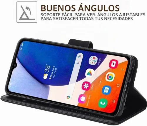 Vista 3 de Para Samsung Galaxy A14 5G Caso, Galaxy A14 Wallet Case Flip Phone Cover [Función De Soporte] [Ranuras Para Tarjetas] Bolsillo Para Galaxy A14 5G